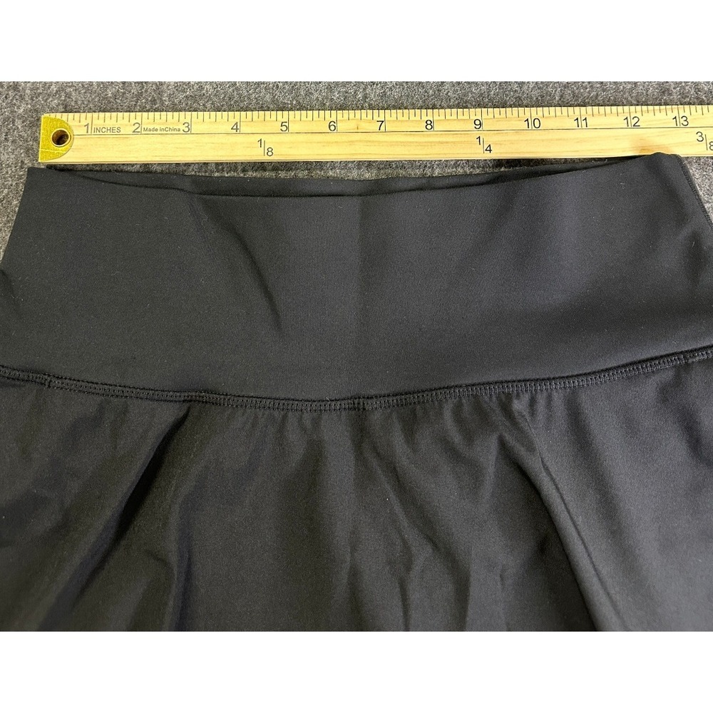 Buc-ee's Skort Skirt + Shorts Pocket Size Medium Black Tennis Pickleball Golf - Picture 10 of 12